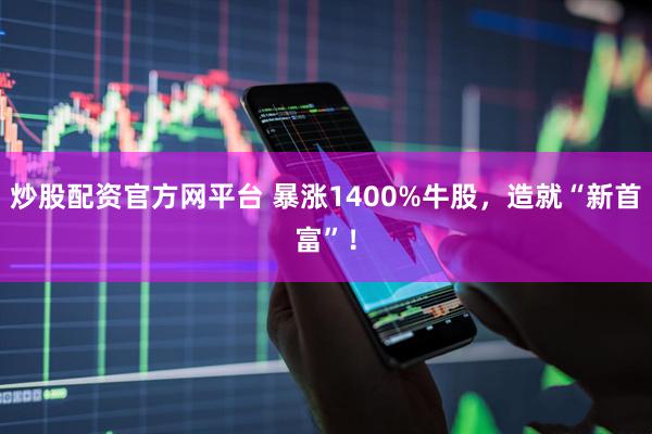 炒股配资官方网平台 暴涨1400%牛股，造就“新首富”！