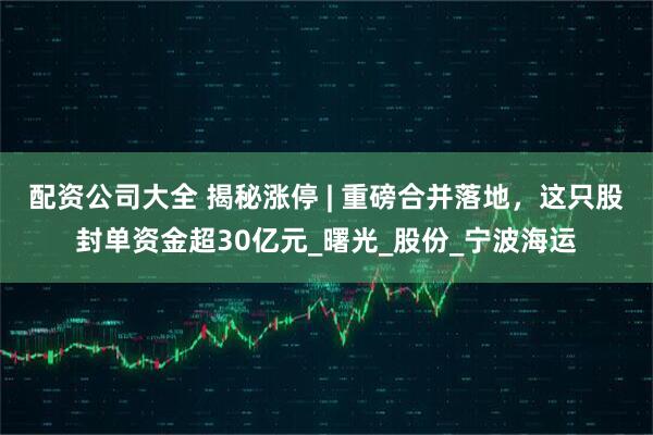 配资公司大全 揭秘涨停 | 重磅合并落地，这只股封单资金超30亿元_曙光_股份_宁波海运
